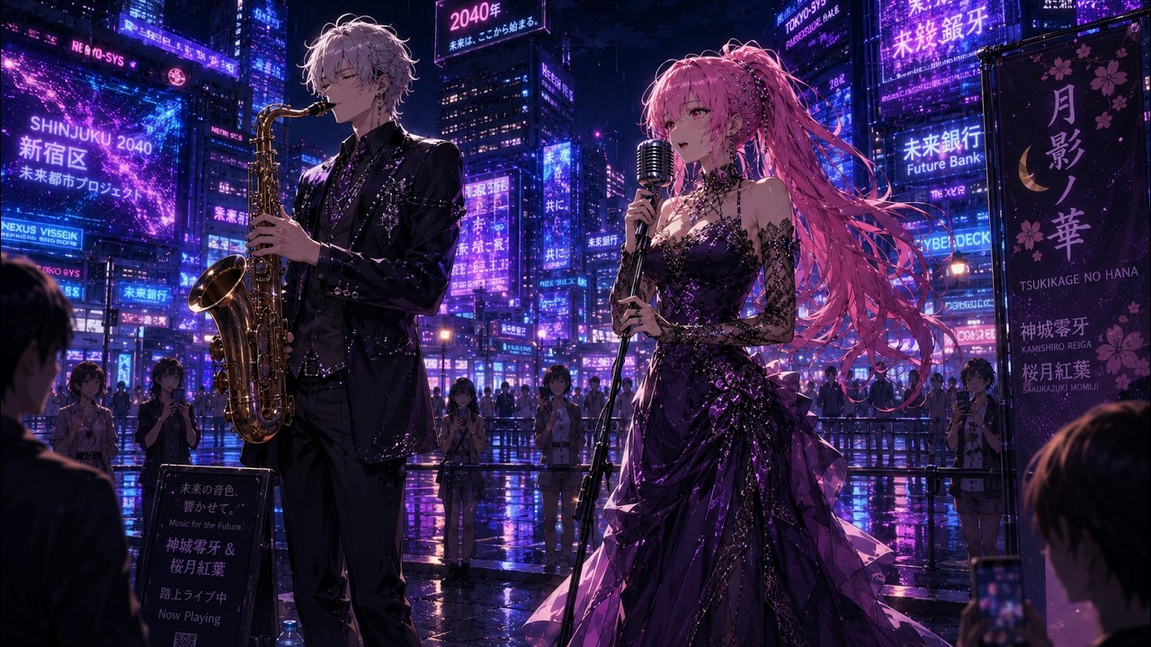 J-pop City-pop Smooth Jazz Alto Saxophone Night Song Love Song