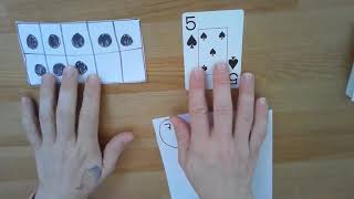 Ten Frame Card Game for Addition - Strategies to 20