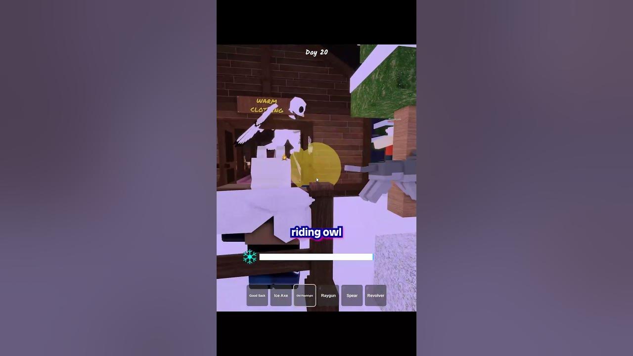 riding owl 99 Nights in the Forest Roblox #99nightsintheforest #shorts #roblox