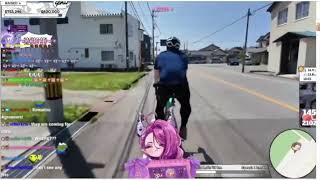 Ironmouse having fun with She-Wolf by Shakira.  Cyclethon 2026 day 12