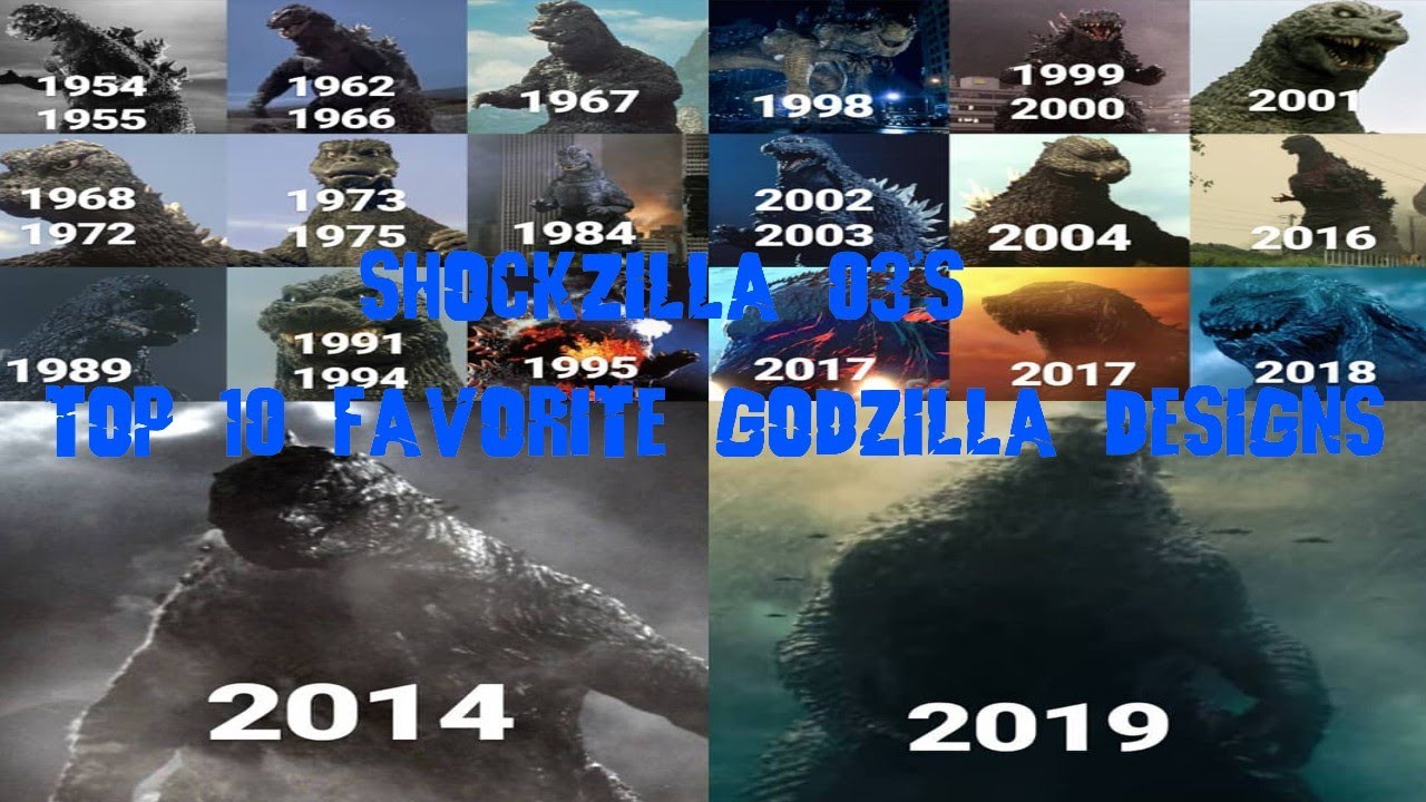 My Top 10 Favorite Godzilla Designs