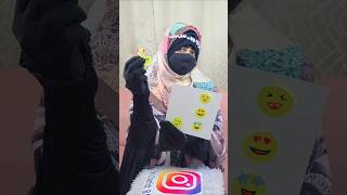 Emoji Sticker Making at home/ Emoji Sticker craft Video #ytshorts #craft #shorts #support