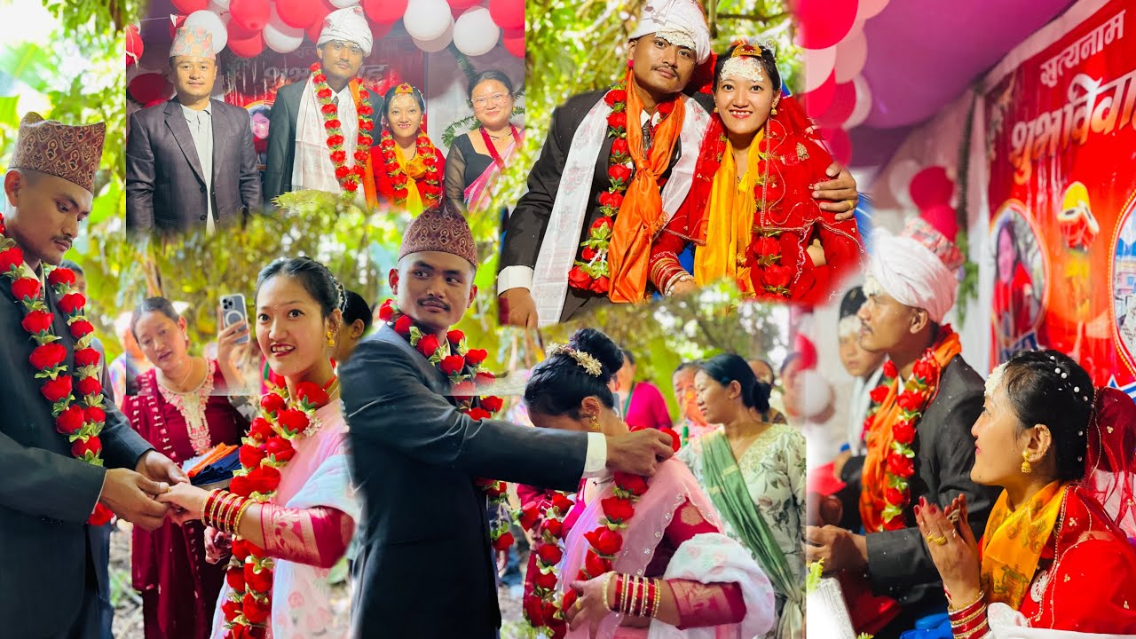 vanji ko bihema ramailo🤗❤️Gau ghar ko bihe yestai hunxa hai sathyharu😍#village 