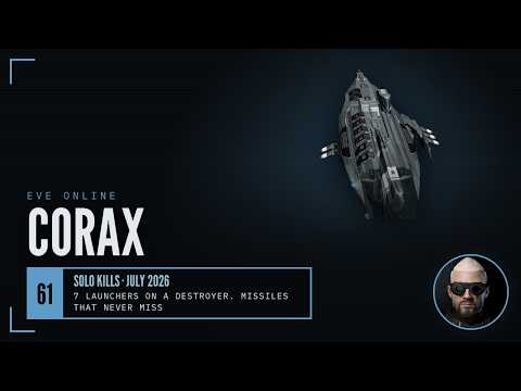 EVE Online Corax Guide — 7 Launchers On A Destroyer. Missiles That Never Miss, 50% Further