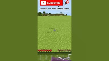 Minecraft but Random Block spawn when you walk 🙂 | #minecraft | #shorts