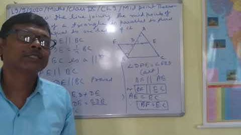 WBBSE CLASS IX MATHS CH9 TRANSVERSAL AND MID-POINT THEOREM