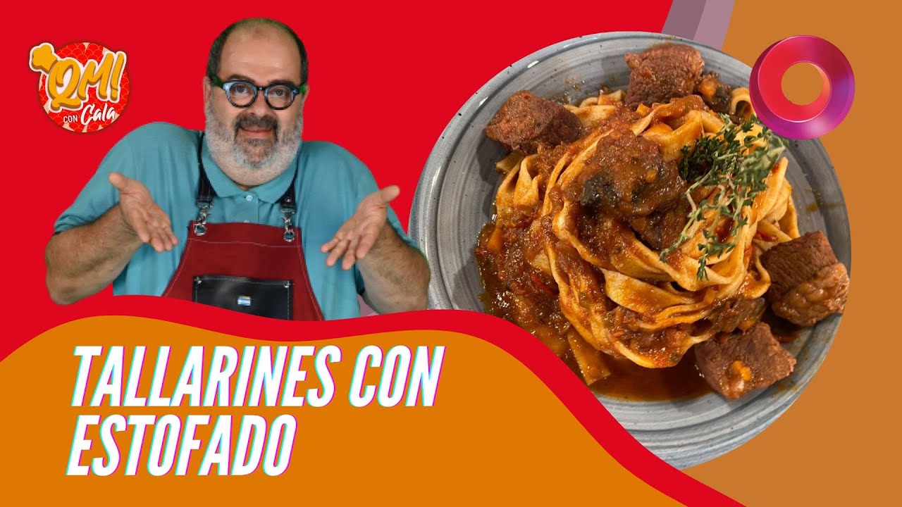 Tallarines caseros con estofado