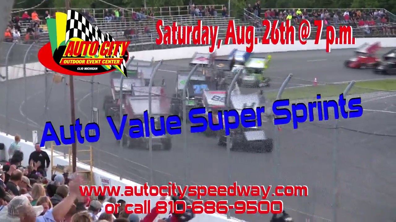 Auto City Speedway 8 26 2017 Sprints 30 seconds - YouTube