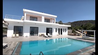 HAGN67 - Modern 5 Bedroom Villa With Large Swimming Pool. Agios Nikolaos, Crete