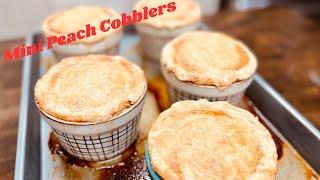 Mini Peach Cobblers Fathers Day Dessert