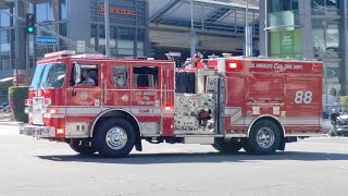 LAFD Engine 88 Responding