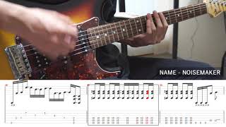 NAME / NOISEMAKER - GUITAR COVER [TAB]