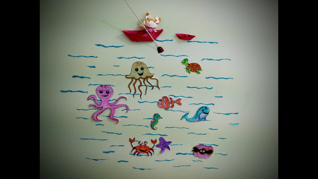 Kids Crafts - Sea Animals - YouTube