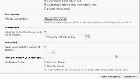 How to add a Poll on forum ?