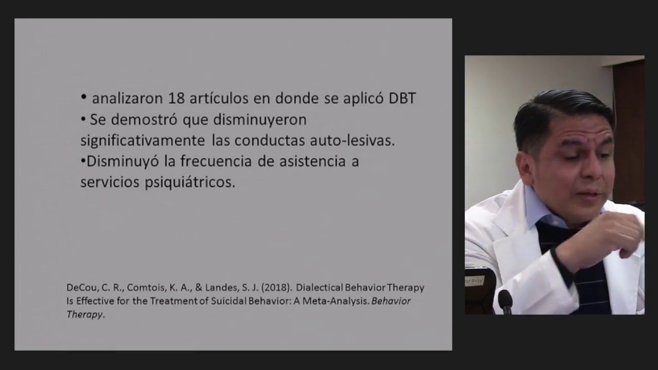 Terapia Dialéctica Conductual para el Trastorno Limítrofe de la Personalidad