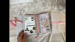 Junk Journal Flip Through 'The Gentle Pause' - Handmade - Talking