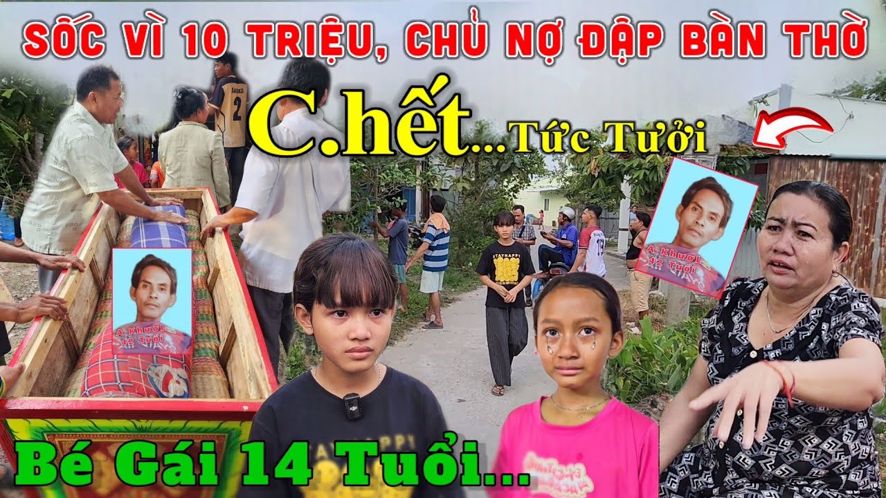 Sốc Vì 10 Triệu, Chủ Nợ Tìm Đến Nhà Đập Bàn Thờ, 2 Con Thơ Nhìn Cha 42.T Rơi Nước Mắt 