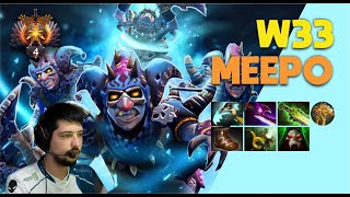 W33 Meepo Pro GamePlay Dota 2