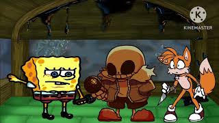 Unmatched Showdown (Animation Showdown but SpongeBob, Sans and Tails sing it)