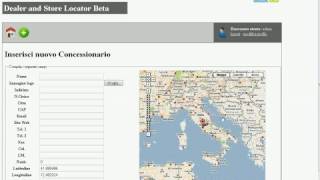 2) Dealers & stores locator, software google map, web application screenshot 4