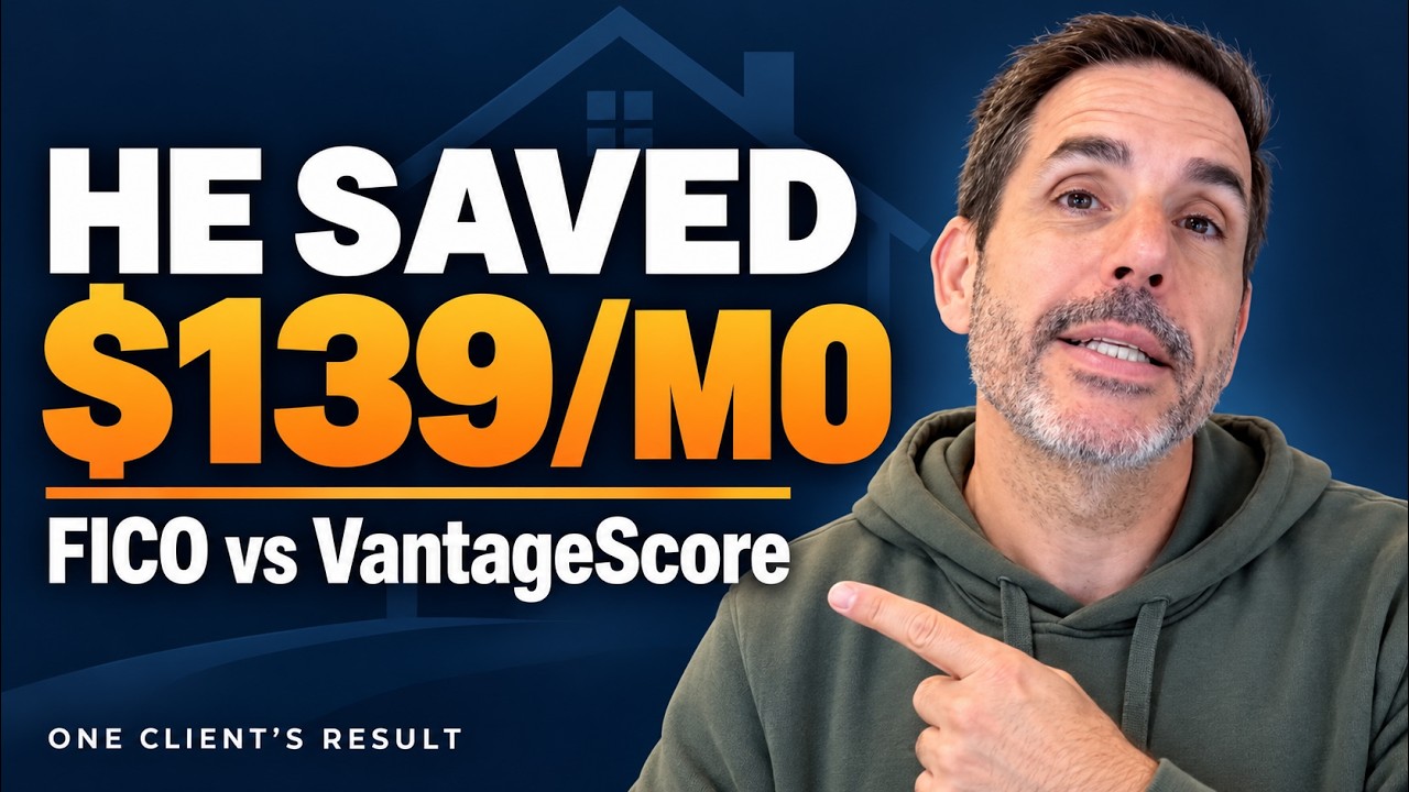 VantageScore vs FICO: could a different credit scoring model change your mortgage options? See how one client’s 680 FICO and 770 VantageScore translated into approximately $139 per month in savings.

Buying a home and want to understand your options? Schedule a consultation with Mortgage Maestro Group:
https://www.mortgage-maestro.com/contact

In this video, I walk through a real client comparison showing how credit scoring, lender selection, and rate-lock timing affected his mortgage payment.

The credit-score difference was only part of the story. Being prepared to lock also helped this client secure a payment approximately $159 lower than the later VantageScore option shown, bringing the combined difference to roughly $297 per month compared with the FICO option.

We’ll cover:
• How different credit scoring models can produce different scores for the same borrower.
• Why lender access and loan pricing matter.
• How rate-lock timing affected this client’s payment.
• What to examine when comparing lender fees, points, and APR.
• Why shopping early can help you make an informed decision when you find a home.

CHAPTERS
00:00 How credit scores and timing affect mortgage costs
01:00 Comparing a 680 FICO with a 770 VantageScore
02:00 The $139 difference and why rate-lock timing matters
03:00 Mortgage shopping delays and comparing APR
04:00 Understanding lender fees and broker compensation
05:00 Choosing your lender early
06:00 Your next step and mortgage questions

I’m Ray Williams, owner of Mortgage Maestro Group, a veteran-owned independent mortgage broker based in Denver, Colorado. My approach starts with education: understand your options, compare the structure, and make a decision that supports your goals.

Let’s review your credit, payment goals, and homebuying timeline:
https://www.mortgage-maestro.com/contact

Subscribe for practical mortgage guidance and strategies for building wealth through real estate.

ABOUT THIS EXAMPLE
Figures shown illustrate one client’s scenario, not current rate offers or guaranteed savings. VantageScore is not always higher than FICO. Availability and results depend on the lender, loan program, credit profile, and market conditions. Compare APR alongside itemized Loan Estimates, points, lender credits, and how long you expect to keep the loan.

Mortgage Maestro Group | Maestro LLC | NMLS #1838215
Equal Housing Opportunity

#VantageScore #FICO #MortgageTips


⬇️⬇️⬇️⬇️⬇️⬇️⬇️

📌 *Are you looking to buy a home in Colorado, California, Texas, Wyoming, or Florida? Contact us to get started: https://mortgage-maestro.com/contact/

⬇️⬇️⬇️⬇️⬇️⬇️⬇️

We're a veteran-owned, top-rated independent mortgage broker servicing Colorado, California, Wyoming, Texas, and Florida. Our mission is to empower you to build wealth through real estate, with a focus on expert advice and education on mortgages. 

Whether you're a first-time home buyer interested in house hacking or real estate investing, our storytelling approach will guide you through every step of the process. 

We upload videos regularly. SUBSCRIBE to get regular updates on mortgage rates, market trends, and invaluable insights to help you make informed decisions about your most significant asset.  

⬆️⬆️⬆️⬆️⬆️⬆️⬇️

RAY WILLIAMS
Mortgage Maestro Group (NMLS #1838215)
🏢 387 N, Corona St #646, Denver, CO 80218
📞 (303) 779-0591
📧 ray@mortgage-maestro.com

VantageScore vs FICO, FICO vs VantageScore, VantageScore mortgage, mortgage credit score, 680 credit score mortgage, mortgage rate lock, compare mortgage lenders, mortgage shopping, mortgage closing costs, APR vs interest rate, conventional mortgage, Denver mortgage broker, Colorado mortgage, first time home buyer,
