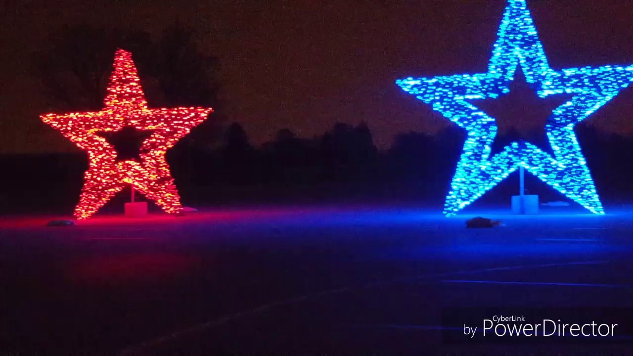 Xmas lights at the Indianapolis Motor Speedway with my family YouTube
