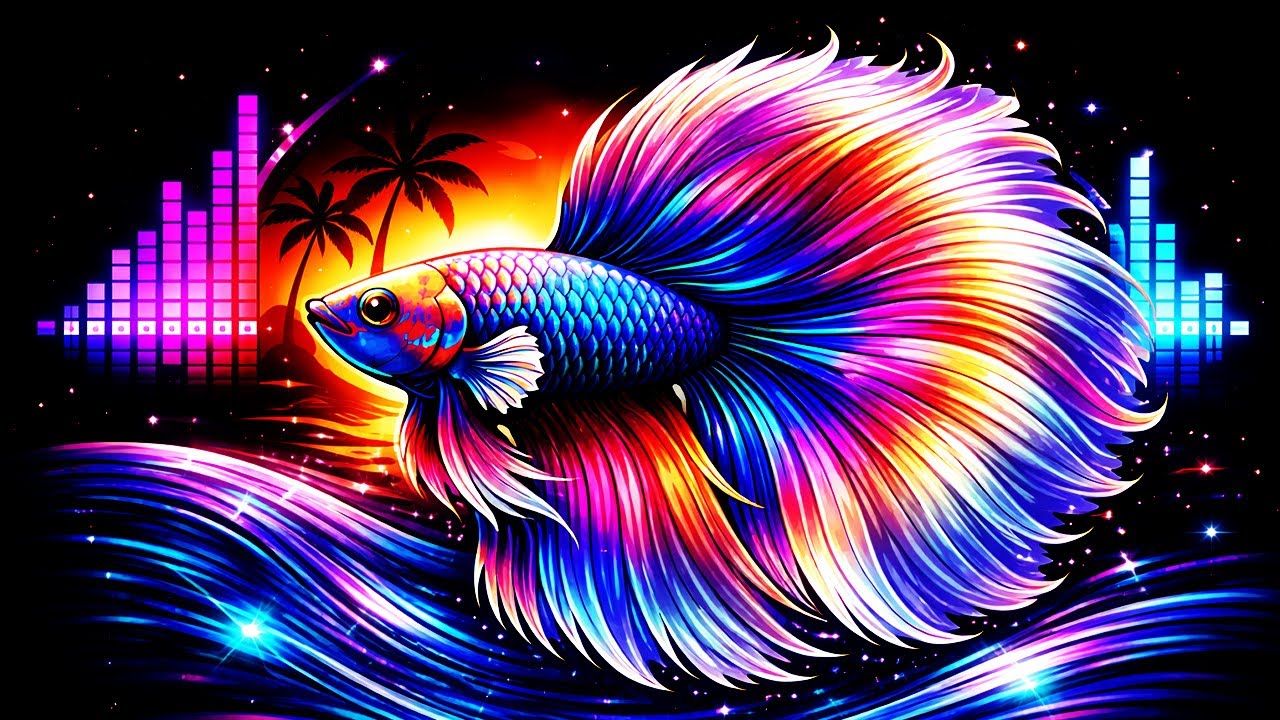 Beautiful Betta Fish Sleep Video 🌙✨ | Relaxation & Anxiety Relief