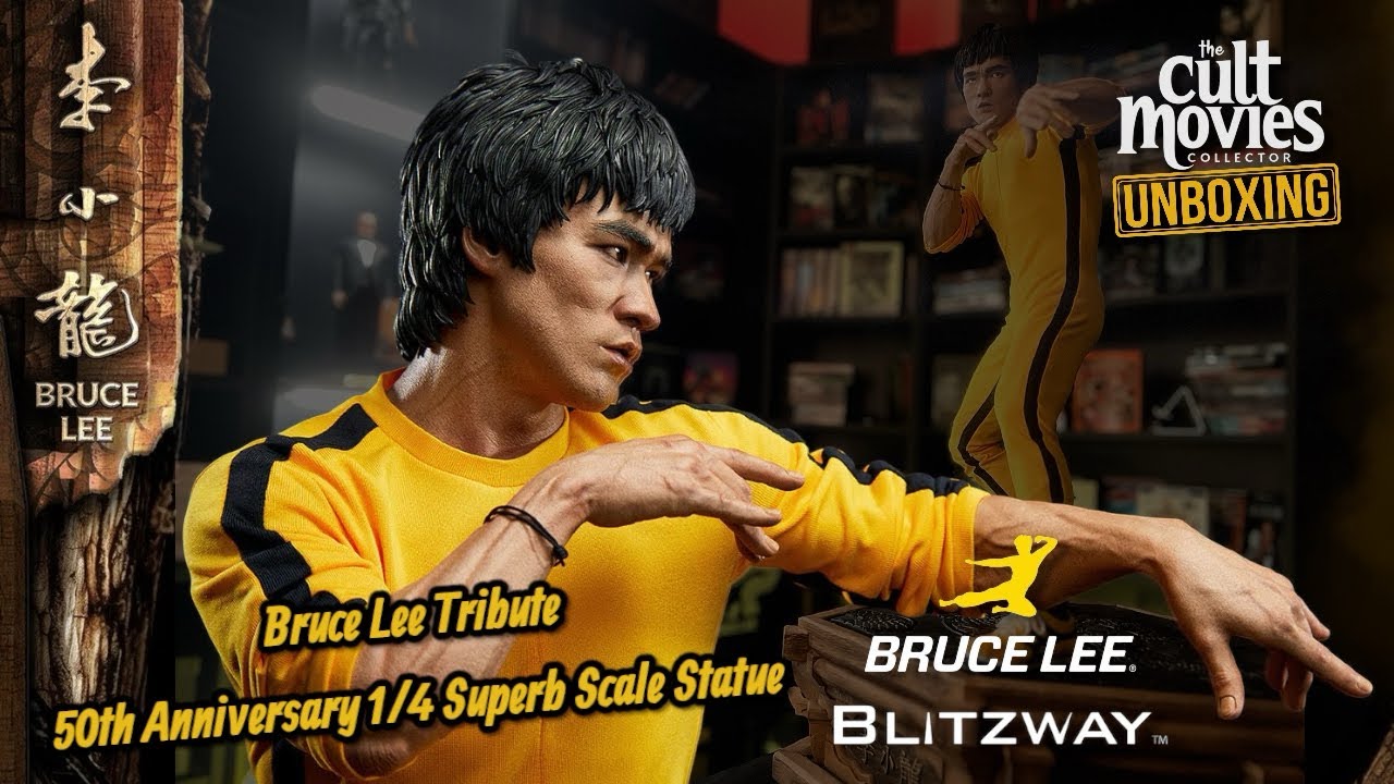 Blitzway BRUCE LEE Tribute - 50th Anniversary 1/4 Superb Scale Statue | Unboxing & Review