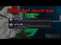 MinuteFKDR 1800 4v4 Winstreak SNIPED in Hypixel Bedwars