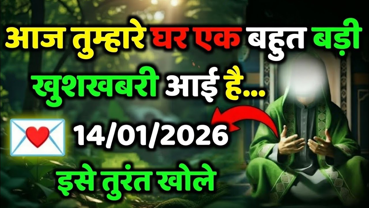 ✅14/01/2026 आज तुम्हारे घर एक बहुत बड़ी खुशखबरी आई है....