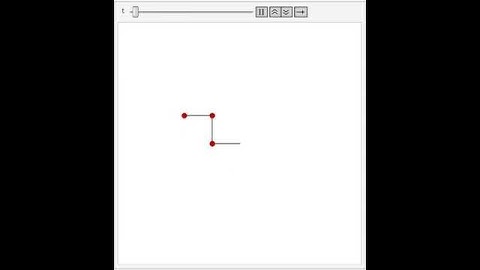 Triple Pendulum Impacting Wall Simulation