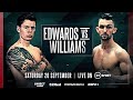 9.26 Charlie Edwards vs Kyle Williams Full Fight 10R