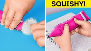 Save Your First Day at School! 🥵 Genius School hacks and Gadgets ✏️