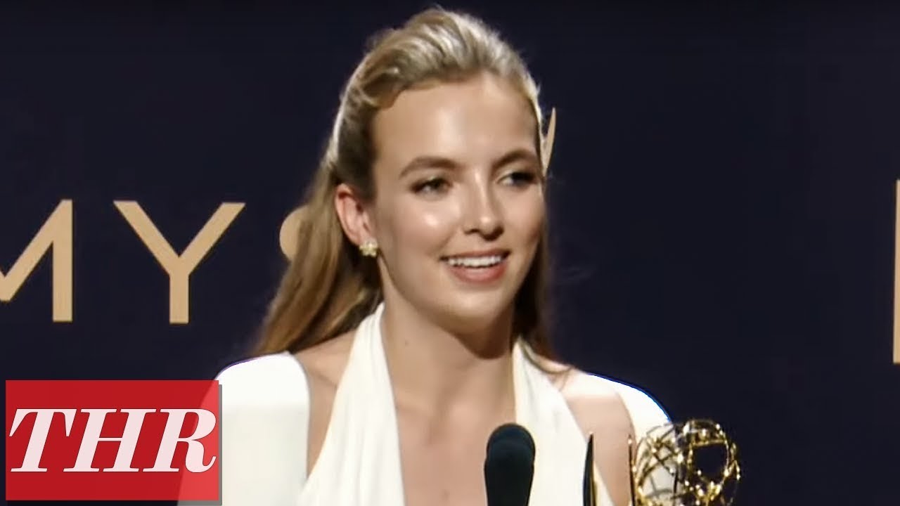 Emmy Winner Jodie Comer Full Press Room Speech | THR