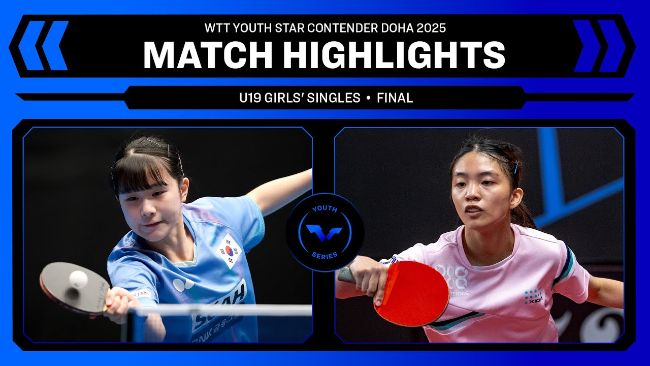 Heo Yerim vs Kheith Cruz | U19 GS Final | WTT Youth Star Contender Doha 2025