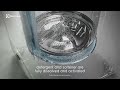 No visible detergent residue with electrolux ultramix technology