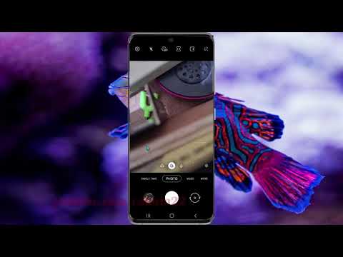 Samsung Galaxy S20 : How to zoom in or zoom out camera (Android 11)