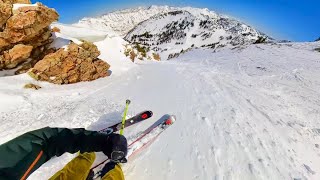 Main Chute Off 11,068' Mt. Baldy at Alta, UT on April 28, 2023