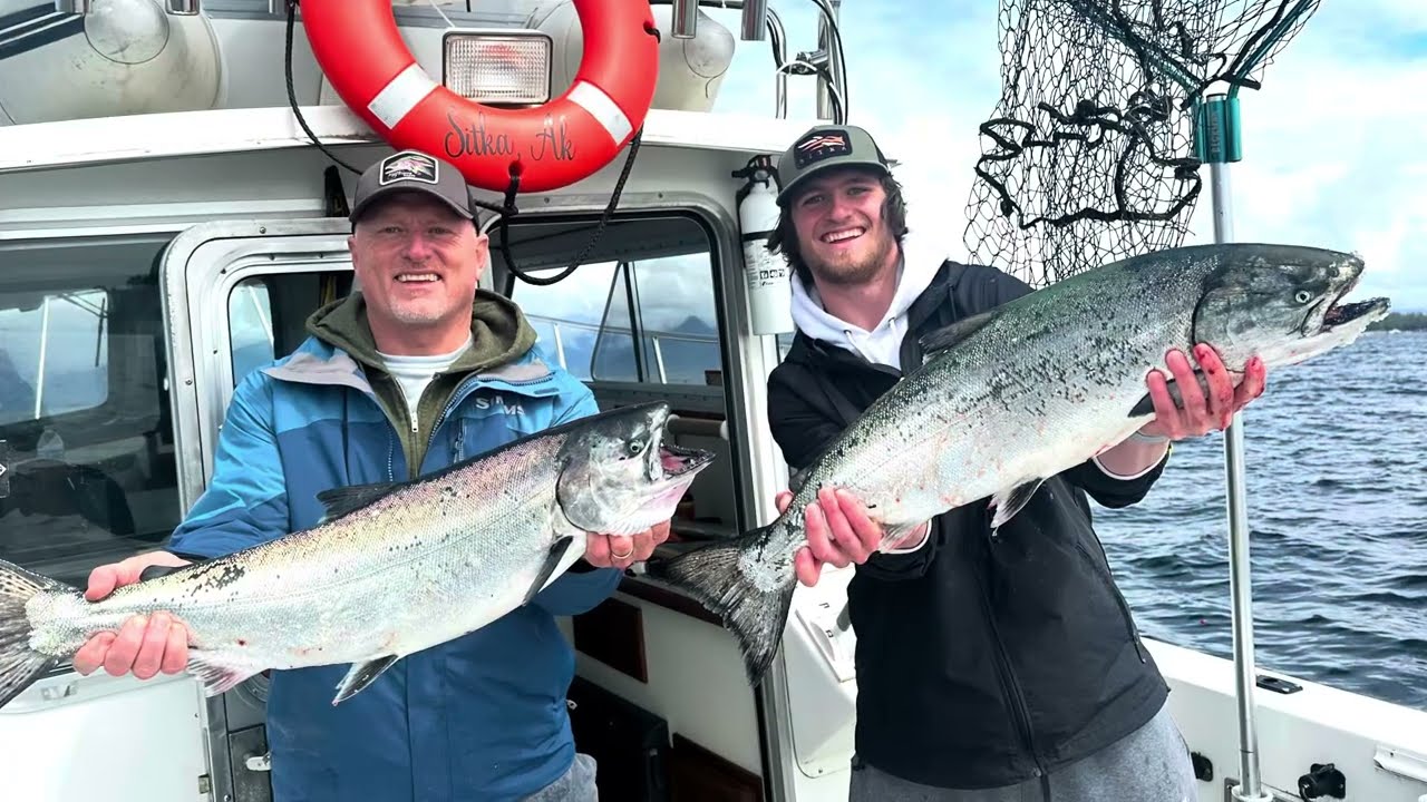 Fishing King Salmon in Sitka, Alaska