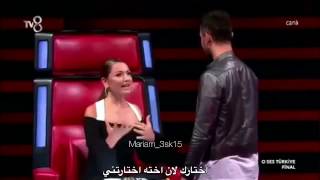 هاديسا ومراد 😂😂 مقطع من o ses Türkiye 