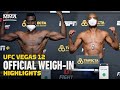 UFC Vegas 12 Official Weigh-In Highlights - MMA Fighting