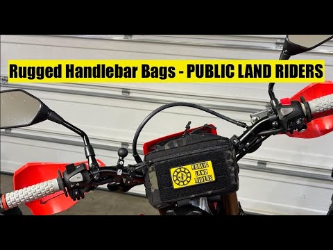 Handle Bar Bags you need!! Public Land Riders | New Honda CRF 300L Luggage | Budget ADV
