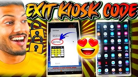 सरकारी टैबलेट का 9 digit EXIT KIOSK CODE..!! 🥰 Govt Tab Me YouTube Kaise Chalayen 2024