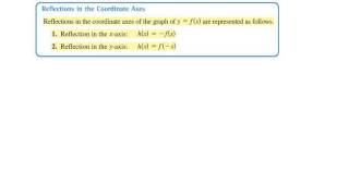 1 4 Function Transformations