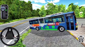 3d Driving  class Bus Simulator Indonesia Bus 🤡 Tata Bus Driving - City Bus Games - Android Gameplay