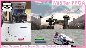 MiSTer FPGA Sega Saturn Core Testing! BIG Improvements and New Working Games!