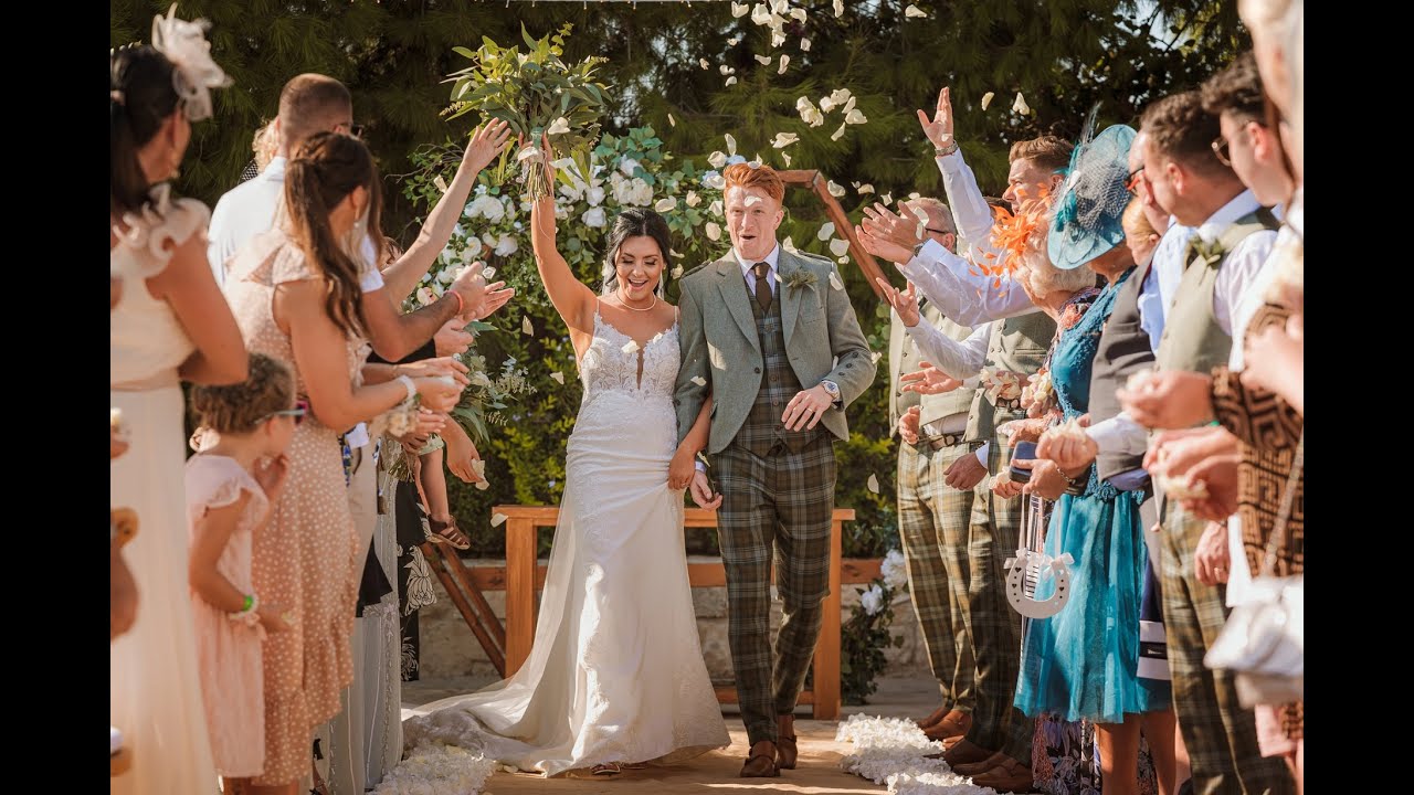 Casey and Simon Wedding Film at Liopetro Wedding Venue in Paphos by Island Films