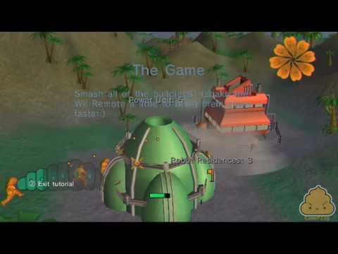 A Monsteca Corral  Monsters vs  Robots - WiiWare - Gameplay