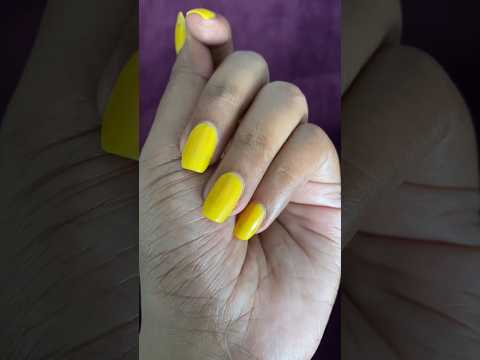 Yellow nail polish| St London Nail Color Pineapple | St London Nail Polish review #yellownailart