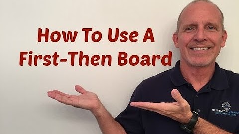 Special Needs Ministry: First-Then Board